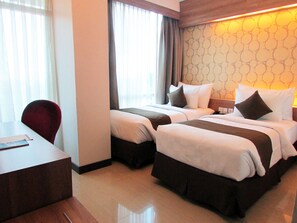 Kamar Deluks | Brankas, meja kerja, setrika/meja setrika, dan Wi-Fi gratis