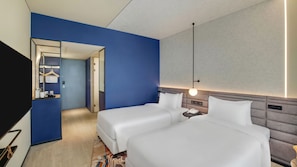 Habitación Premier con 2 camas individuales, 2 camas individuales | 1 dormitorio, ropa de cama de alta calidad, minibar y caja fuerte