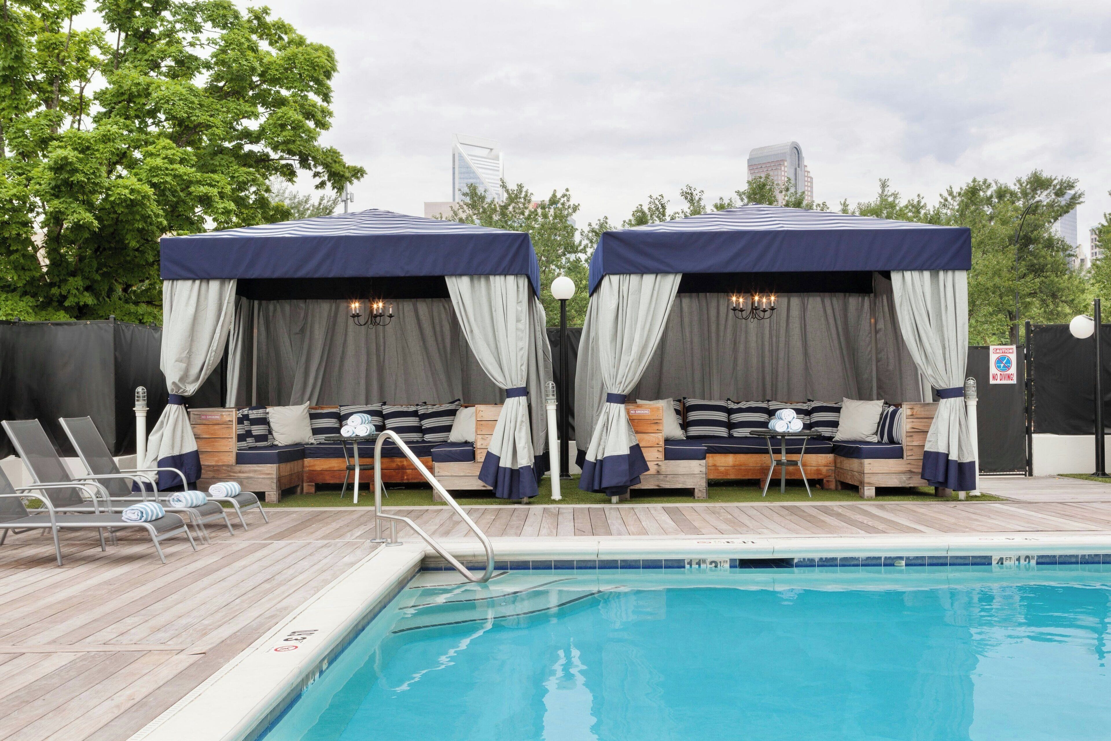 Indoor pool, seasonal outdoor pool, free cabanas, sun loungers