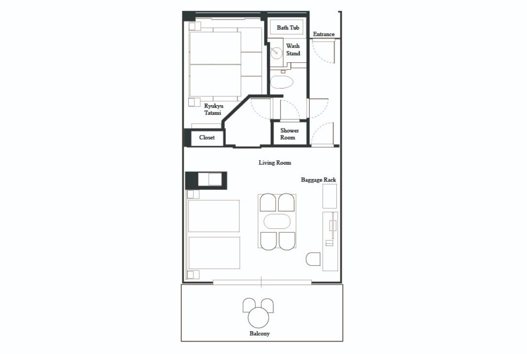 1 bedroom, minibar, in-room safe, individually furnished