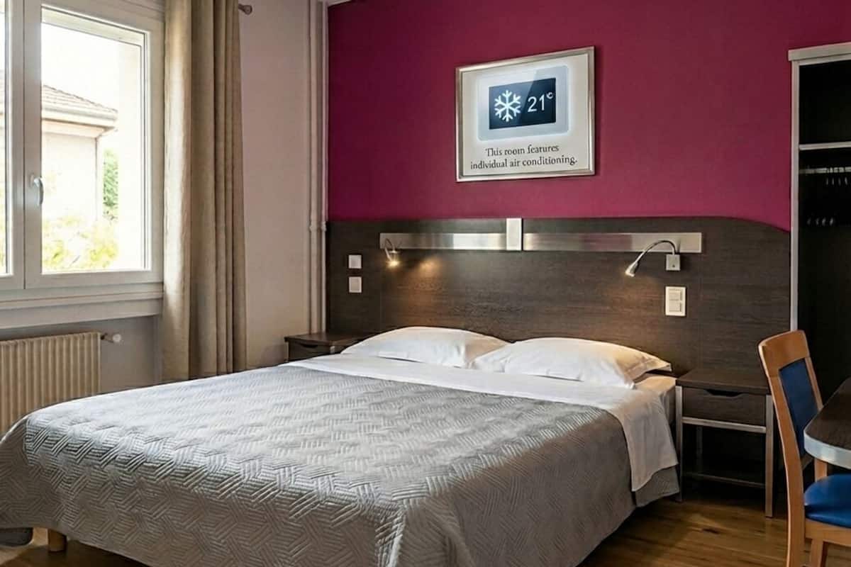 Premium bedding, iron/ironing board (on request), WiFi (free)