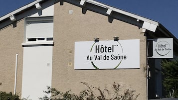 Voorkant van accommodatie
