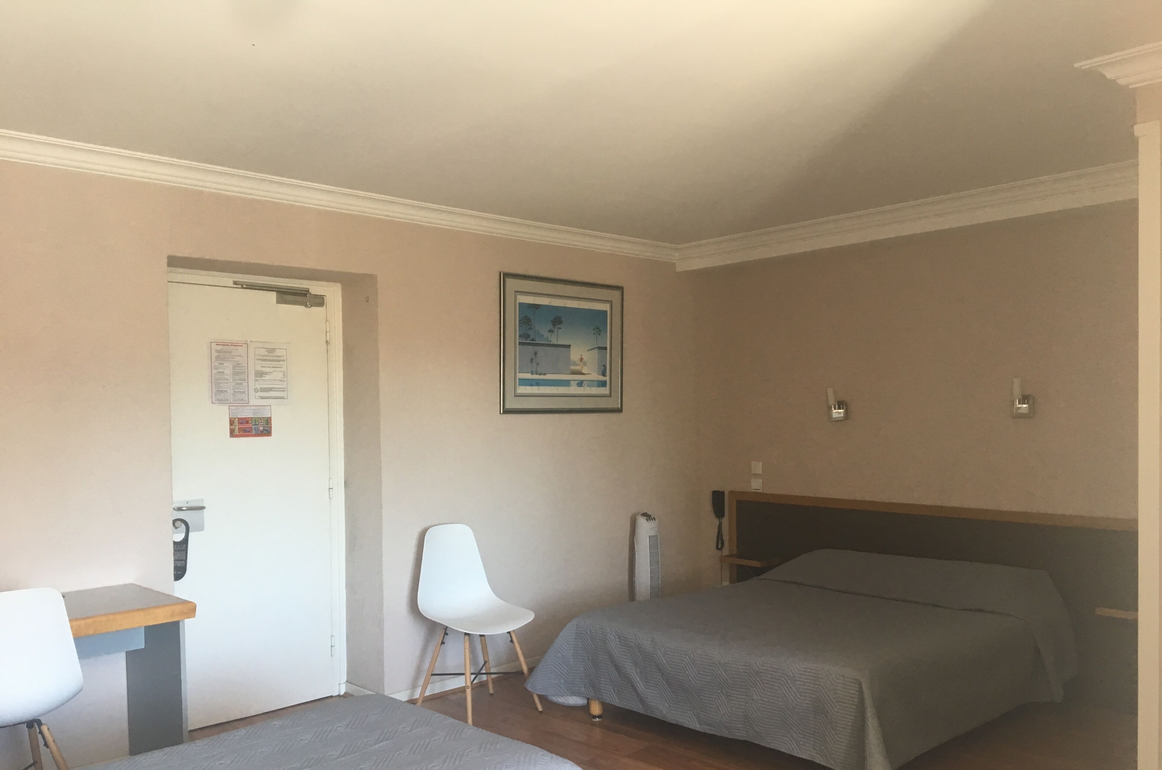 Desk, iron/ironing board, free WiFi, bed sheets