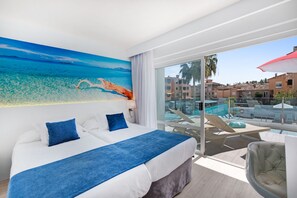 Double or Twin Room, Terrace | Premium bedding, minibar, blackout curtains, free WiFi - Plaza Santa Ponsa Boutique Hotel - Adults Only (Calvia)