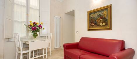 Apartment, 1 Schlafzimmer | Wohnbereich | Flachbildfernseher