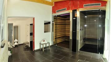 Sauna, hot tub, hydrotherapy