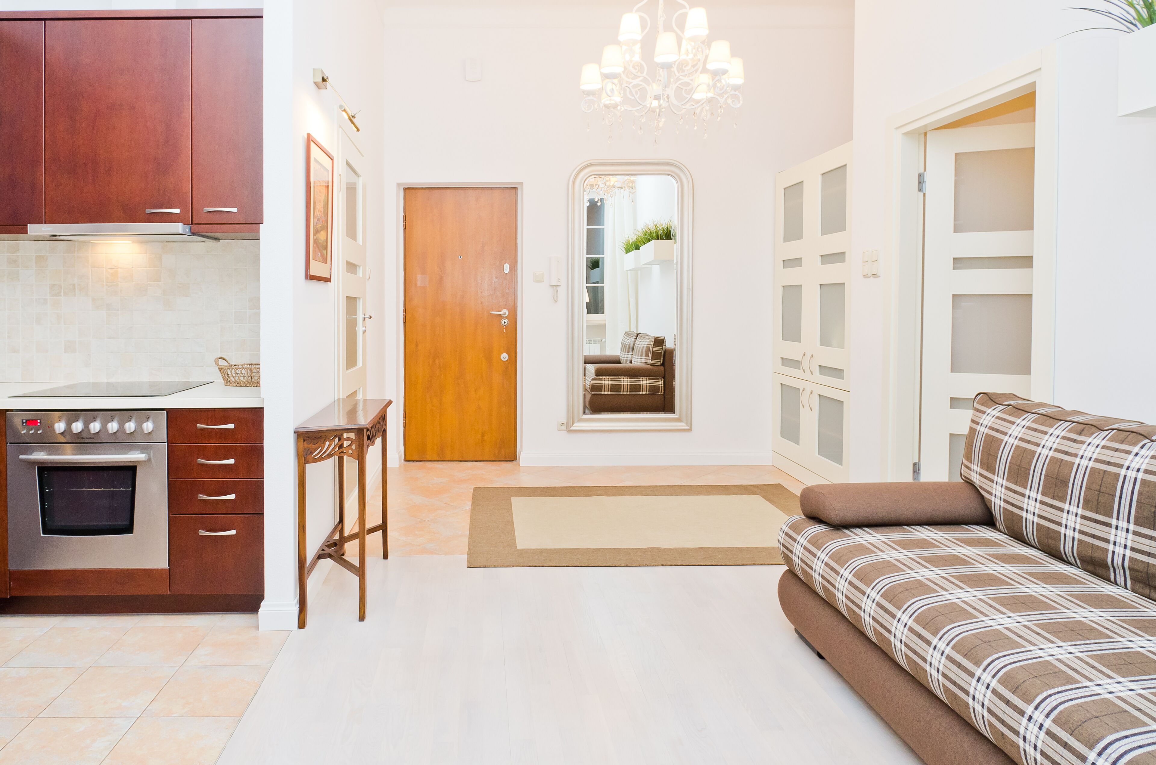 Apartment, 1 Bedroom (Krzywe Kolo) | Private kitchen | Fridge, stovetop, espresso maker, coffee/tea maker