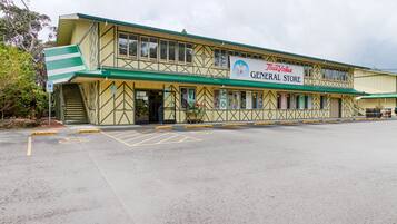 A building with a sign reading "True Value General Store."