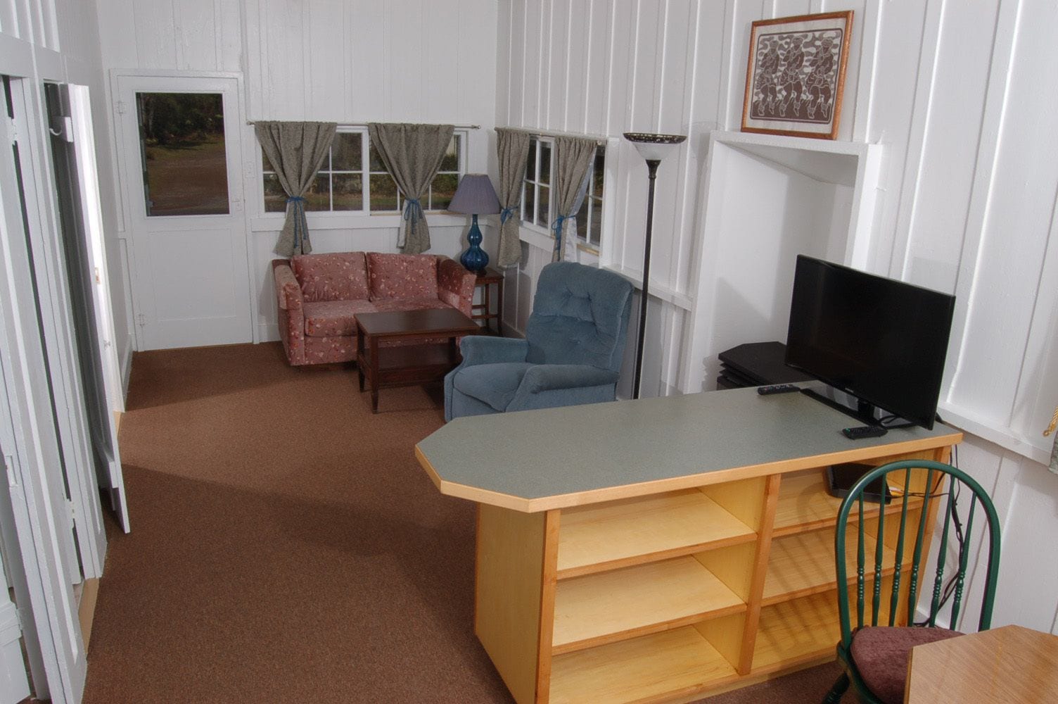 double room (sugar mill cottage) | living room | flat-screen tv, dvd player