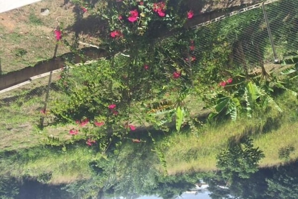 Blick von der Unterkunft