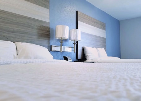Desk, iron/ironing board, free WiFi, bed sheets