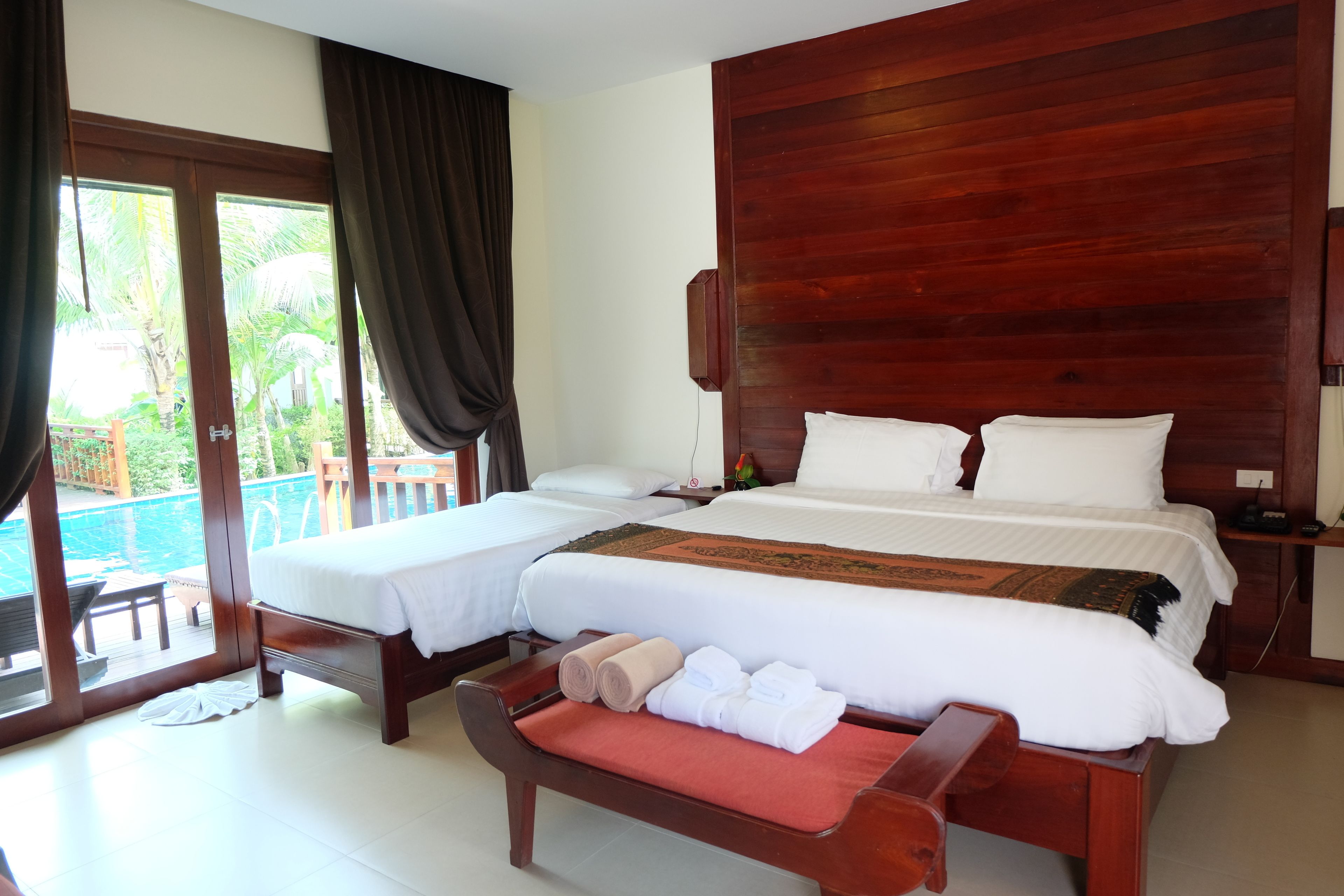 family villa, pool access | in-room safe, desk, free wifi, bed sheets