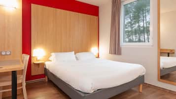 Literie de qualité supérieure, bureau, chambres insonorisées