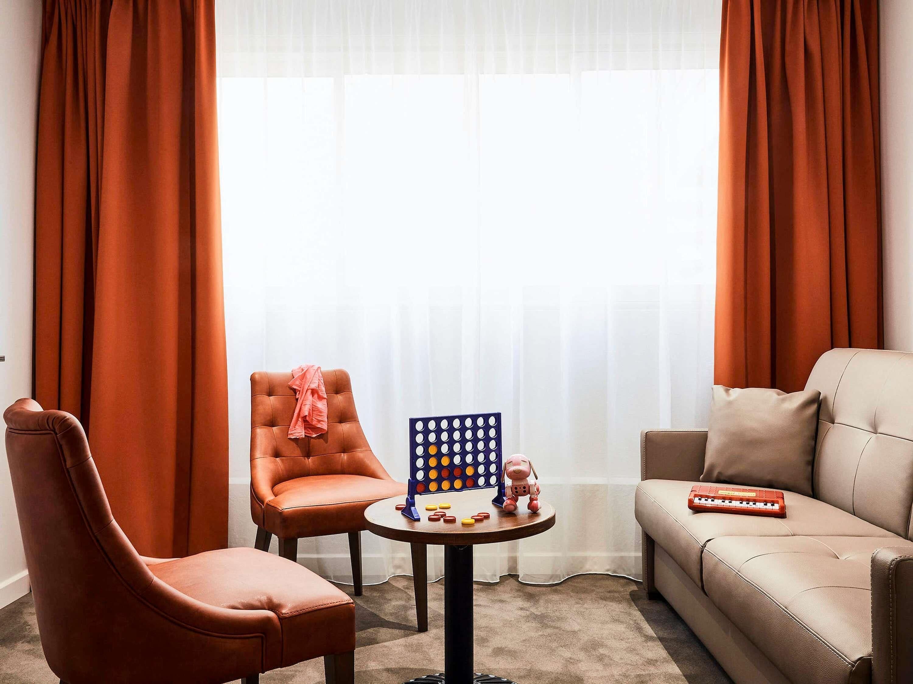 premium bedding, desk, blackout curtains, soundproofing