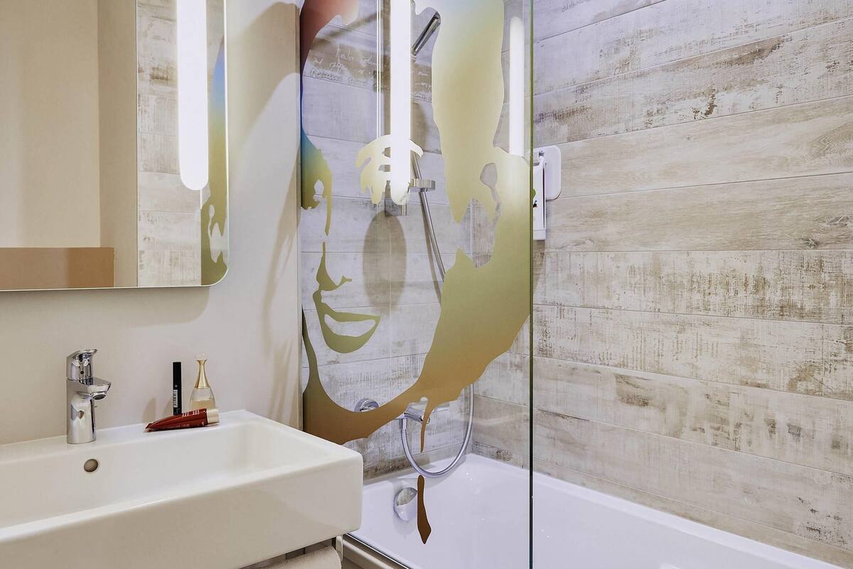 premium bedding, desk, blackout curtains, soundproofing