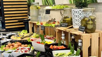 Morgenmadsbuffet hver dag mod et gebyr