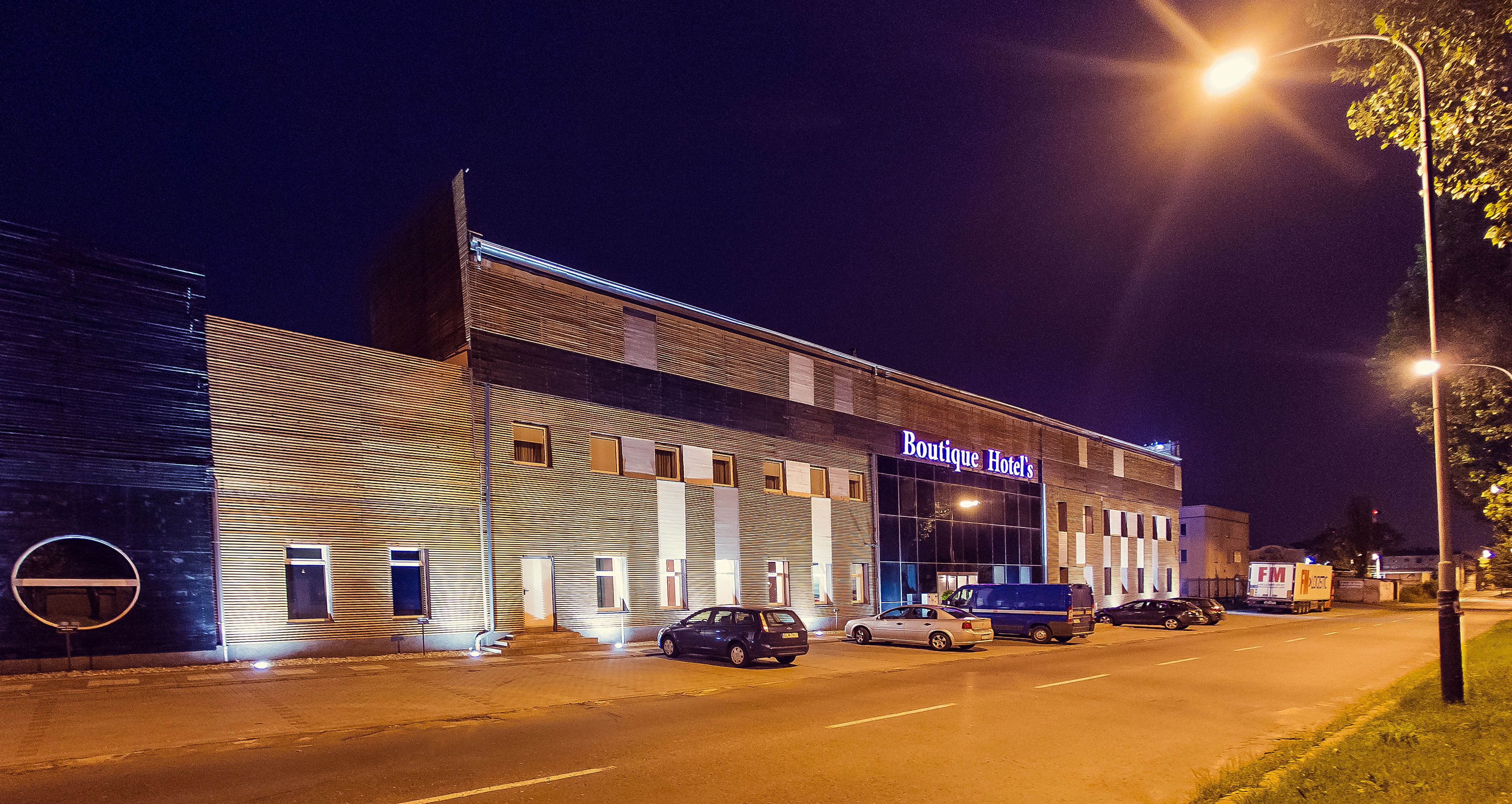 front of property – evening/night