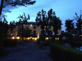 Front of property - evening/night