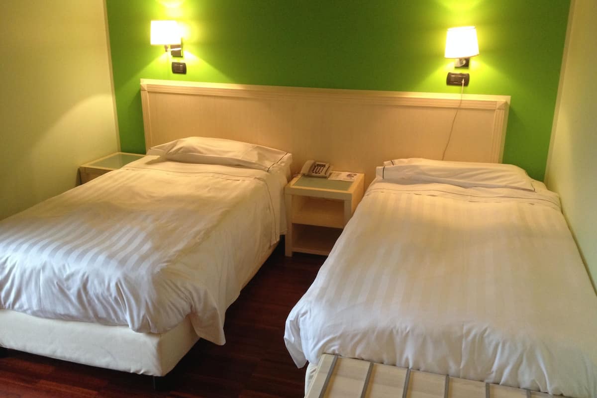 hypo-allergenic bedding, down duvets, pillow-top beds, minibar