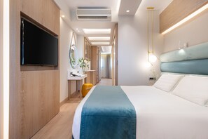 Superior Double Room, Garden View | Premium bedding, minibar, in-room safe, desk - Anthemus Sea Beach Hotel & Spa (Sithonia)