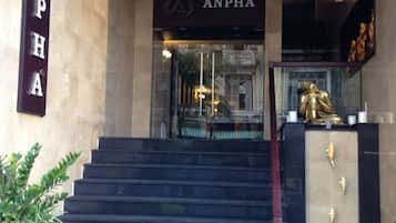 Entrada al alojamiento