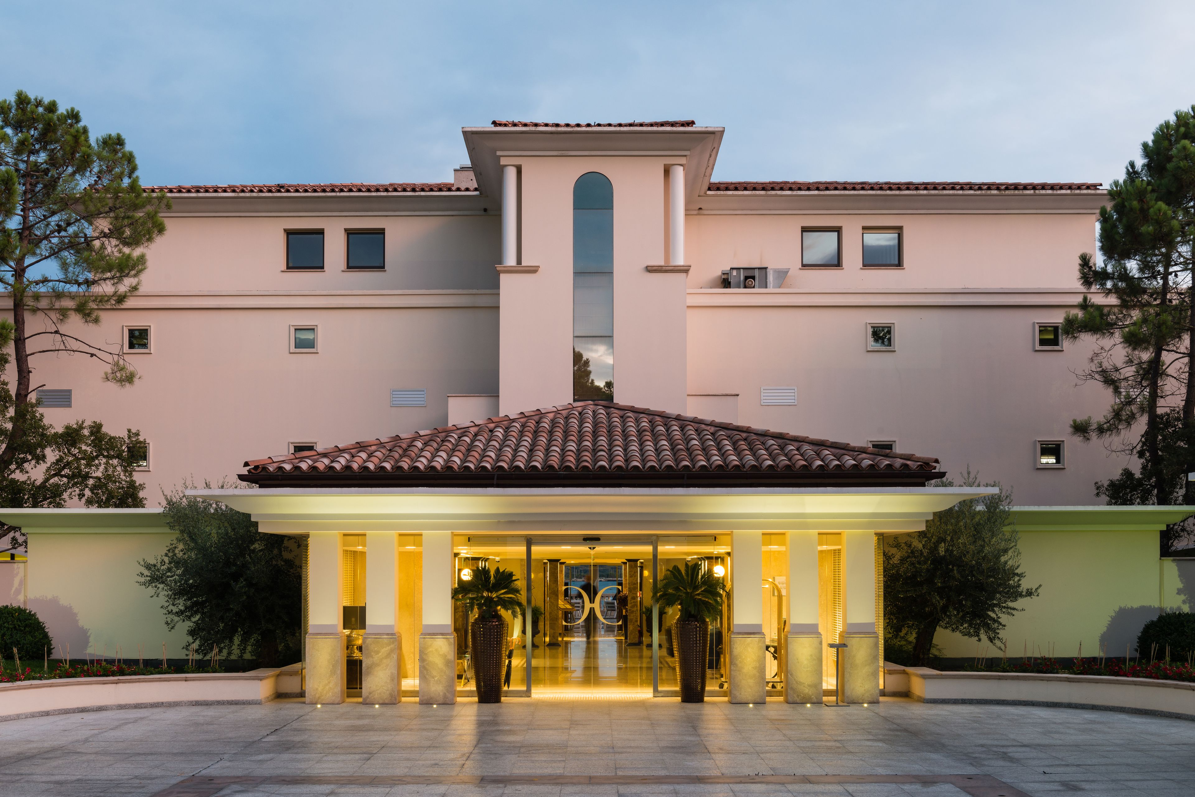 front of property – evening/night