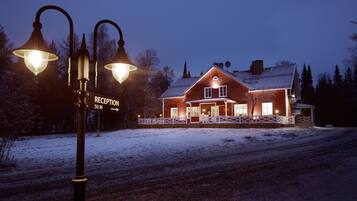 Front of property - evening/night