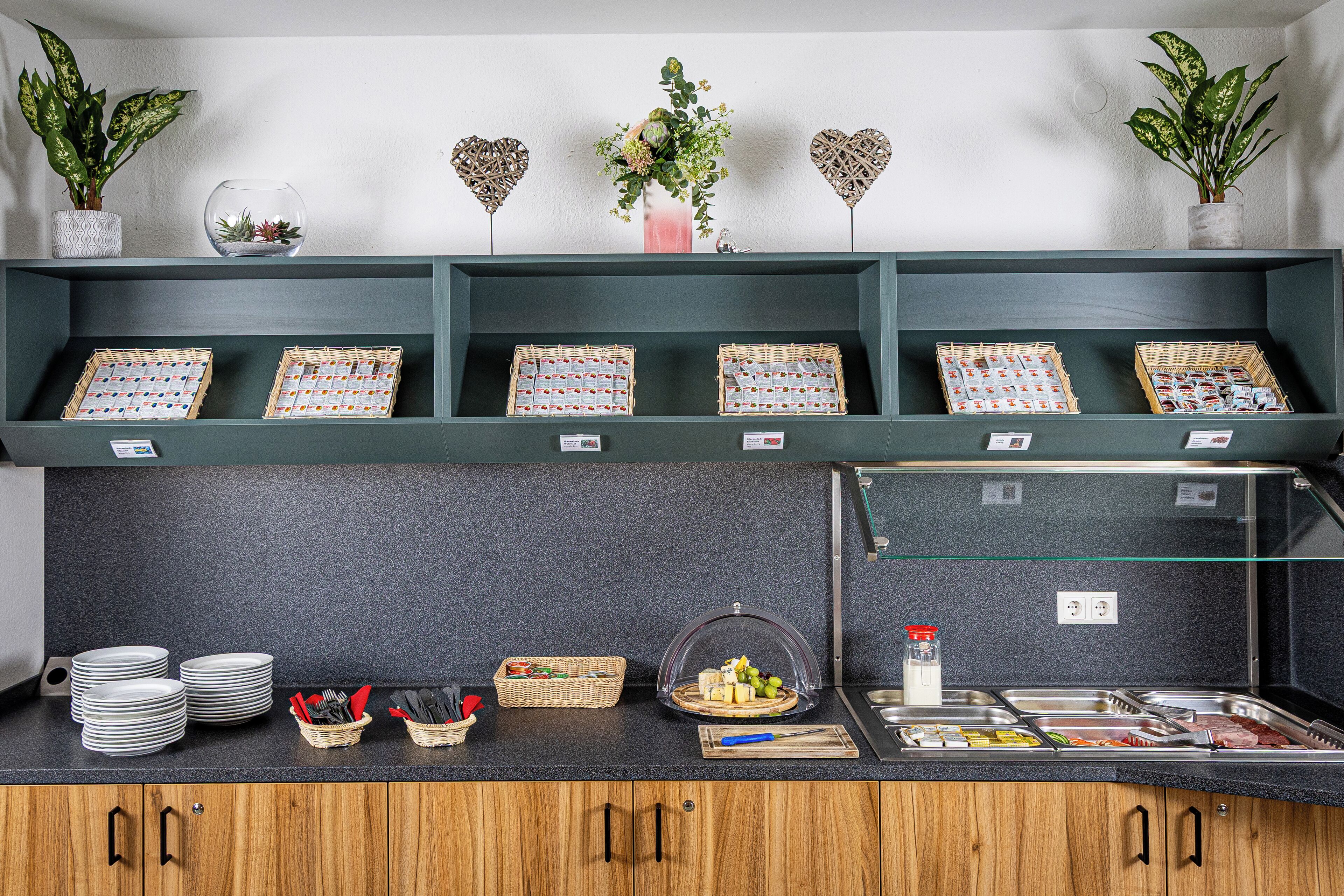 daily buffet breakfast (eur 8 per person)