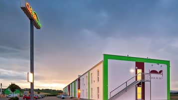 Front of property - evening/night