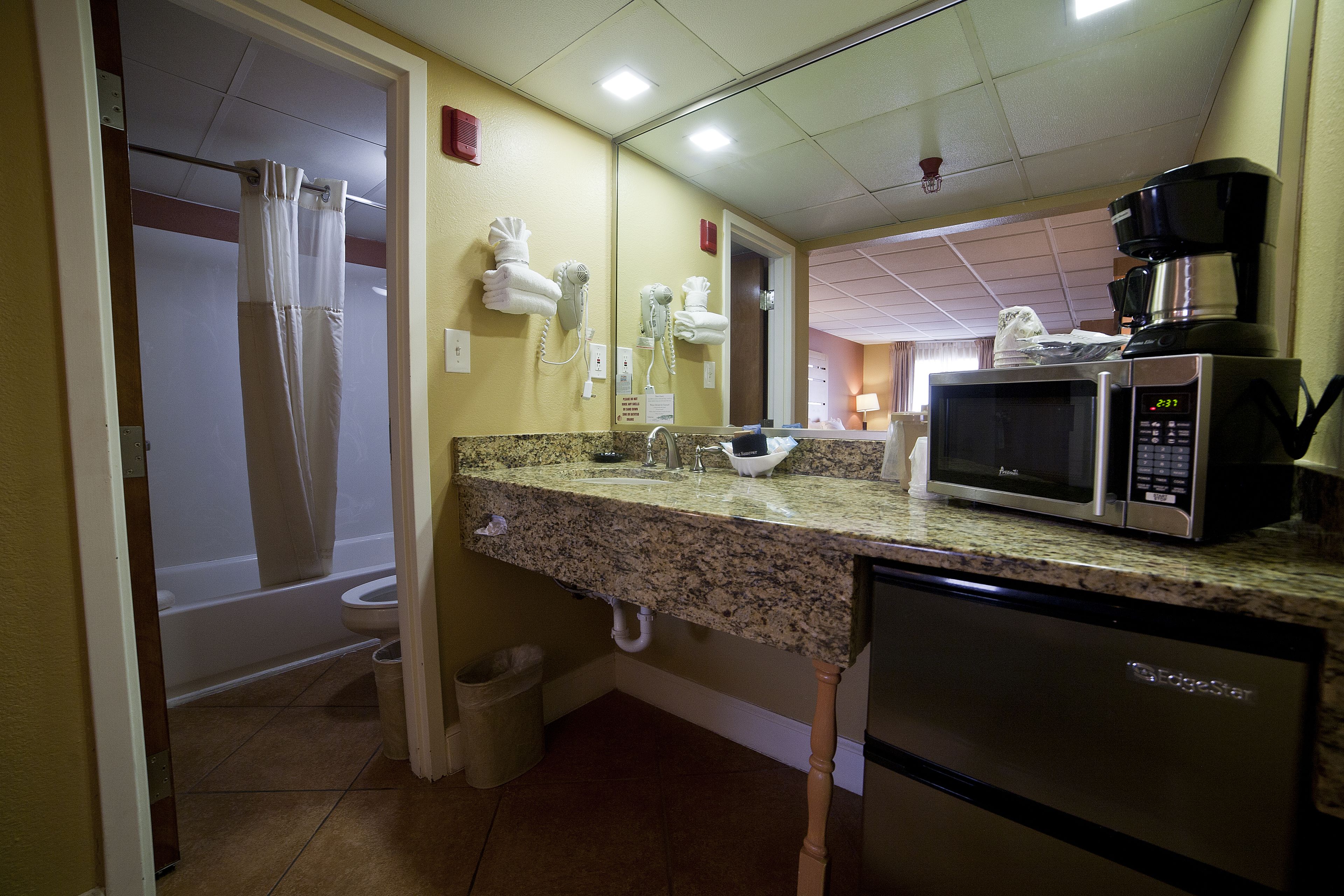 free toiletries, hair dryer, towels, soap