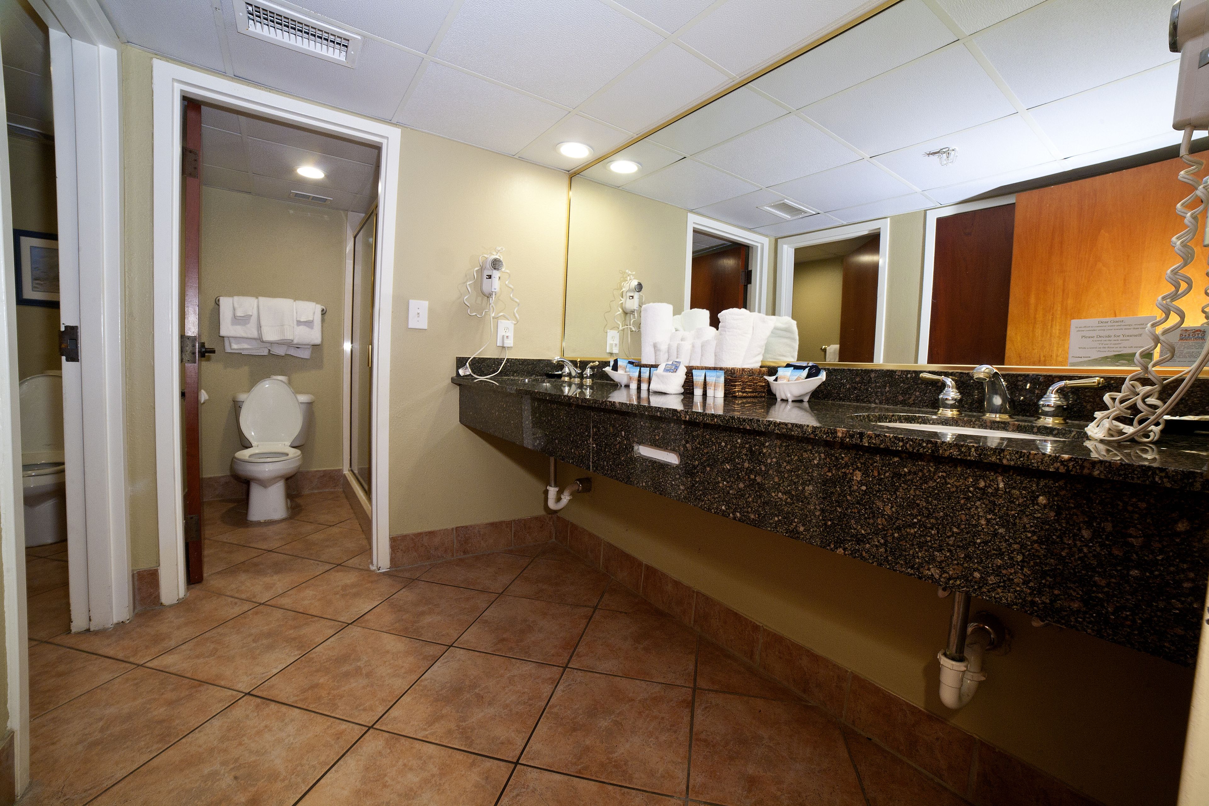 family suite | bathroom | free toiletries, hair dryer, towels, soap