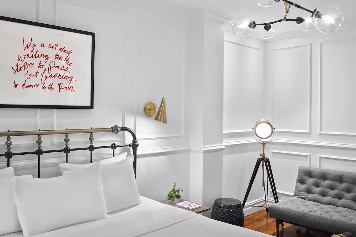 Premium bedding, pillowtop beds, in-room safe, individually decorated