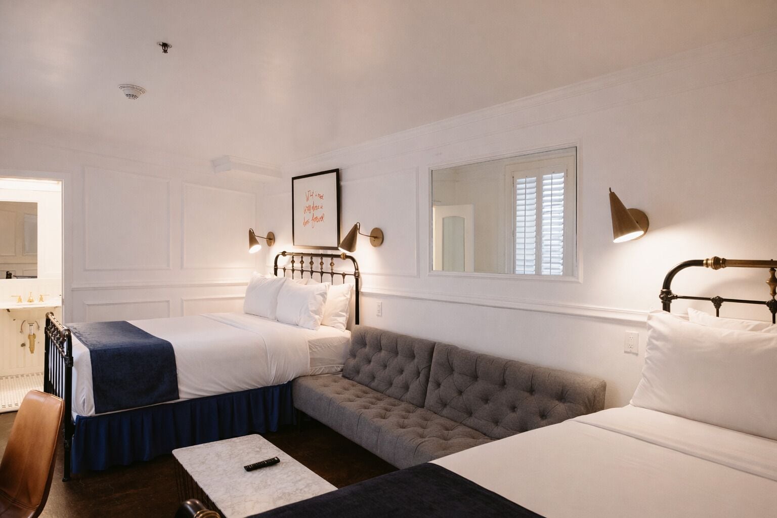 Premium bedding, pillow-top beds, in-room safe, individually decorated