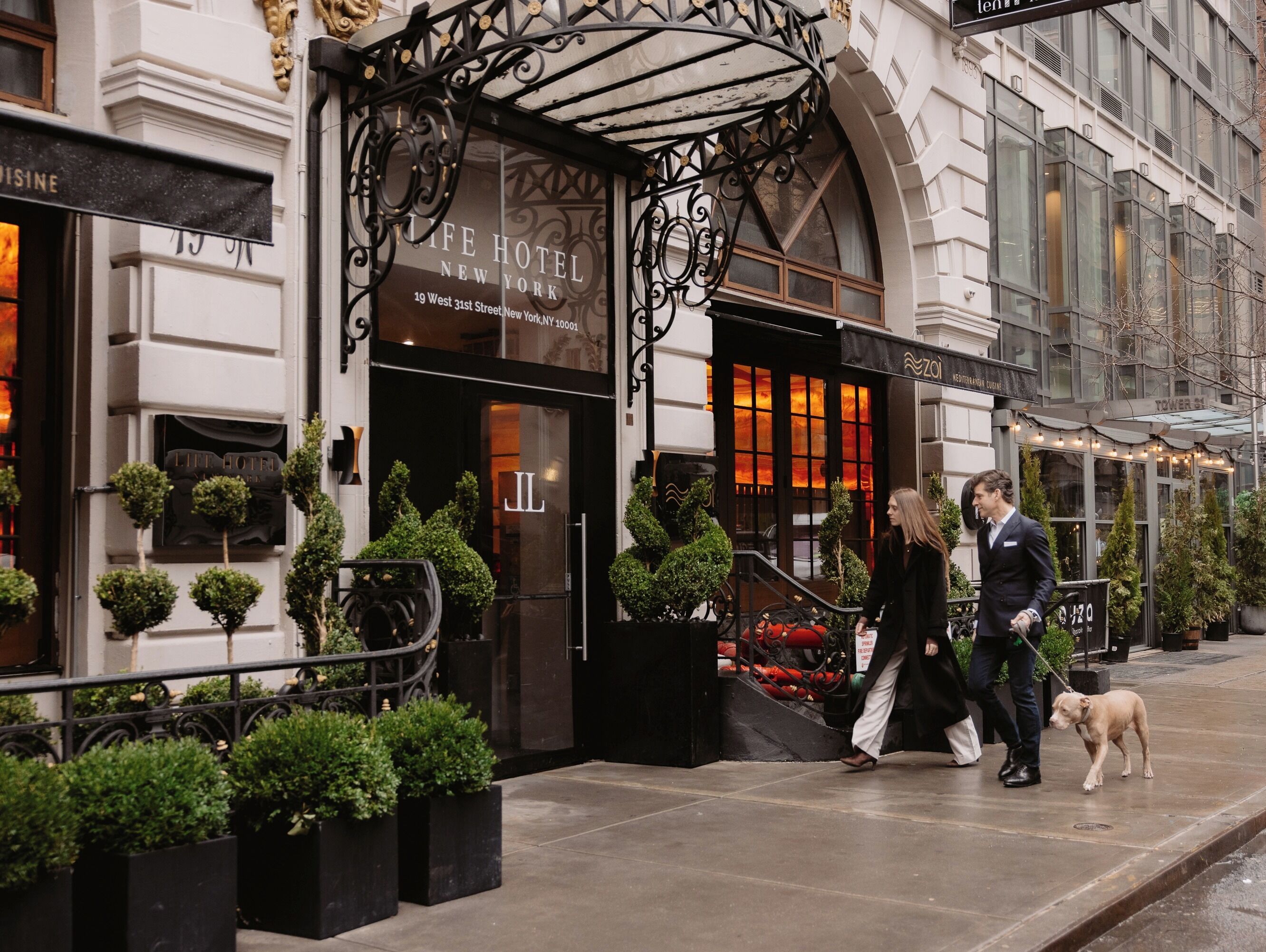 Fachada de la propiedad