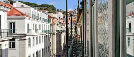 Byutsikt fra overnattingsstedet