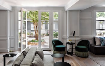 Hotel entrance and lobby at Kimpton Brice Hotel by IHG