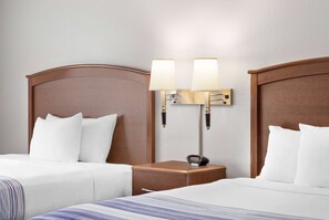 Room, 2 Queen Beds, Non Smoking (Pet Friendly) | In-room safe, desk, laptop workspace, blackout curtains - AmericInn by Wyndham Bemidji (Bemidji)