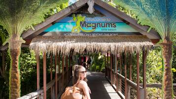 Entrada de la propiedad