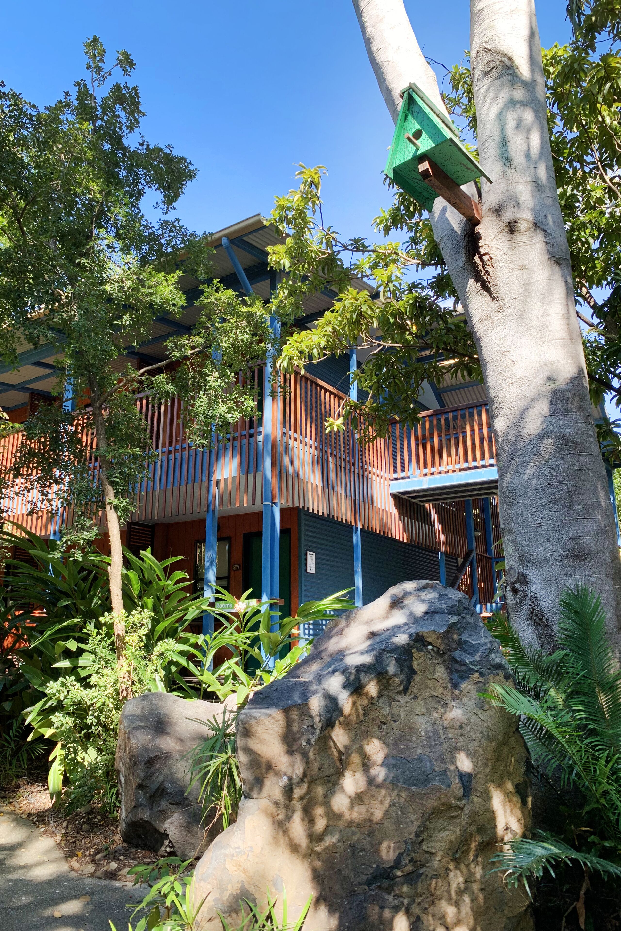 Basic-Zimmer (One Bed in 8 Bed Mixed Dorm) | Blick auf den Garten