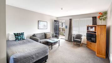 LCD TV, Netflix, DVD player