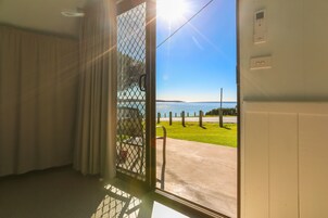 Beachfront Studio | Blackout drapes, soundproofing, iron/ironing board