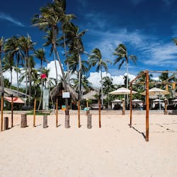 Private beach