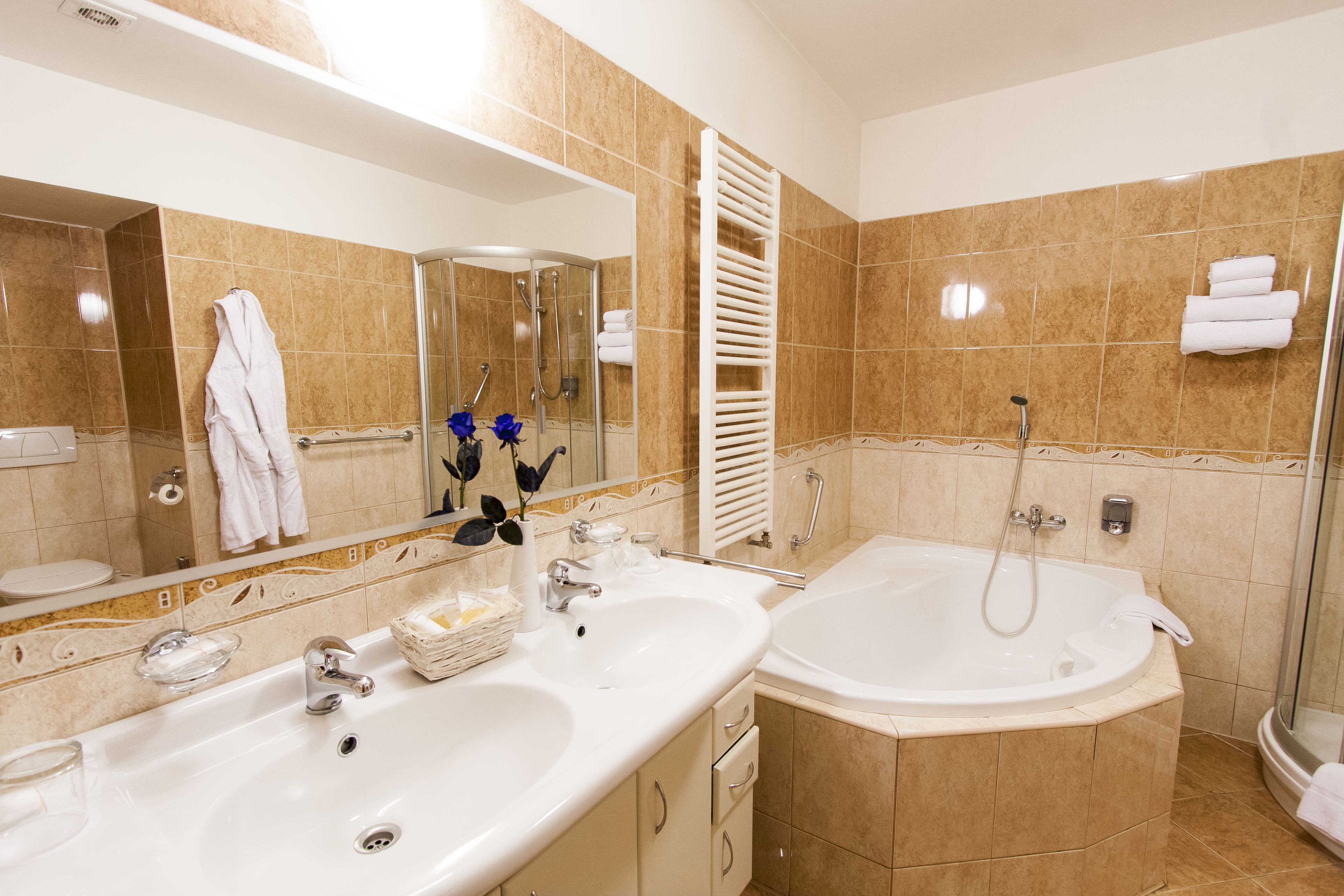 Deluxe Room | Bathroom | Free toiletries, hair dryer, towels