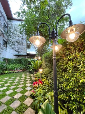 Blick auf den Garten