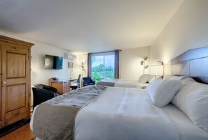 Superior Room, 2 Queen Beds (Pavillon Desmarais) | Desk, blackout curtains, iron/ironing board, rollaway beds