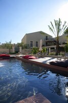 Indoor pool, outdoor pool