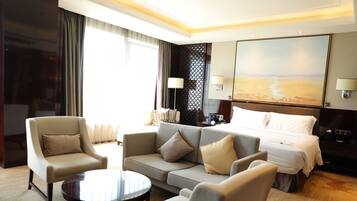 King - Executive-værelse - 1 kingsize-seng | Premium-sengetøj, minibar, pengeskab på værelset, skrivebord