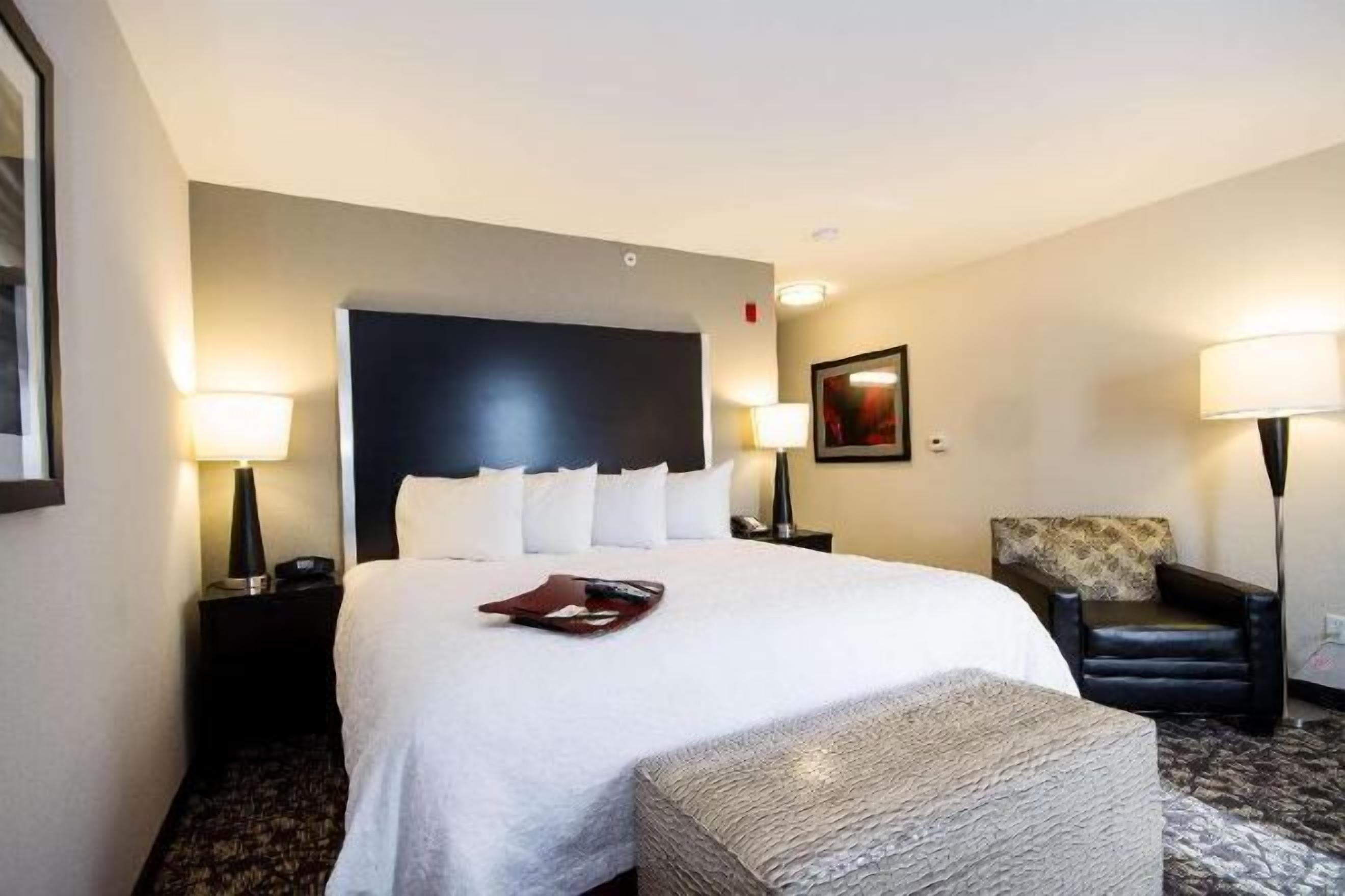 Egyptian cotton sheets, premium bedding, in-room safe, blackout curtains