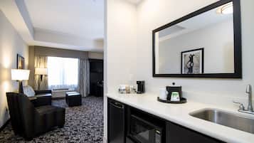 42-inch flat-screen TV with satellite channels, TV