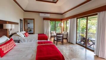 Suite, 2 camas Queen size | Sábanas de algodón egipcio, ropa de cama de alta calidad y edredón